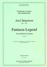 <strong>JORGENSEN, Axel (1881-1947).</strong>  <BR>Fantasia Legend. For solo Trombone & piano.<br><font color=?blue?>CLICK & READ...